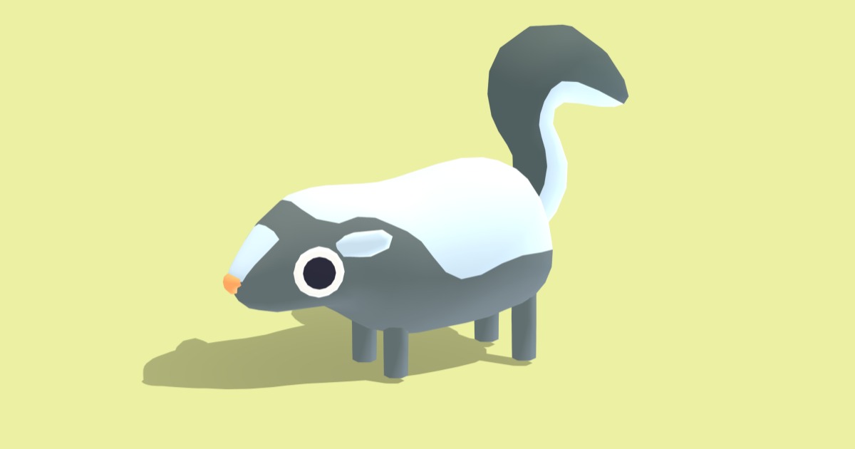 Skunk - Quirky Series | Characters | Unity Asset Store