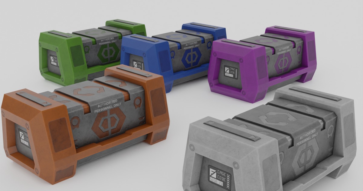 Simple box 2 | 3D Props | Unity Asset Store