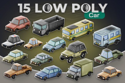 LowPoly Vehicle Collection 1