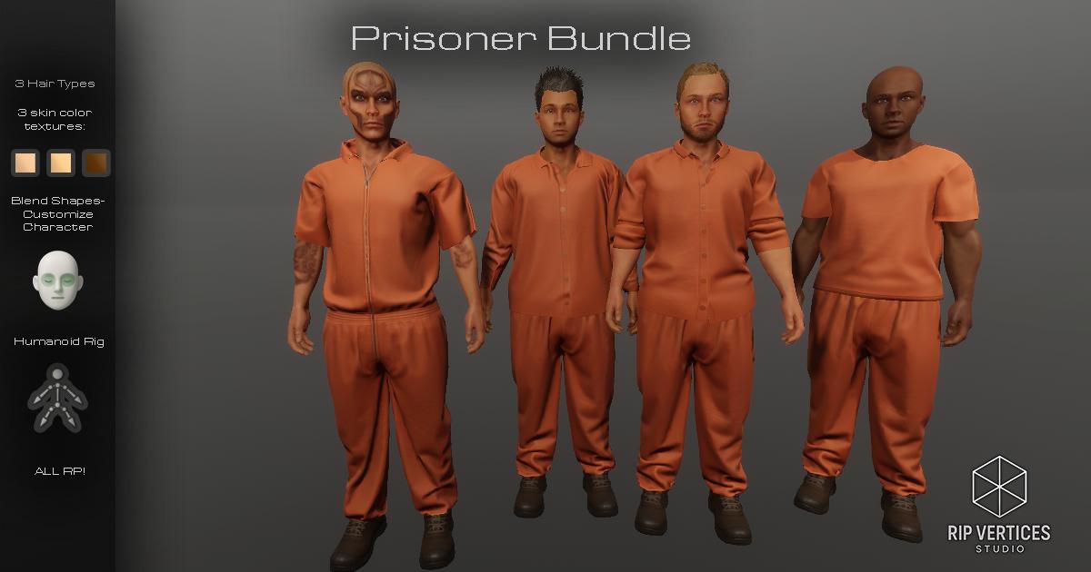 Prisoner Bundle | Characters | Unity Asset Store