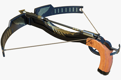 Crossbow Gun Black URP and HDRP Textures