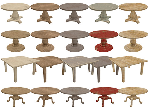 Table Base Unity Wooden Tables PBR | 3D | Unity Asset Store
