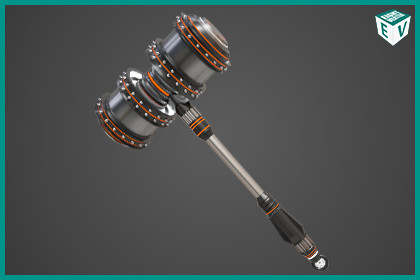 Sci Fi Battle Hammer 07 URP HDRP Textures