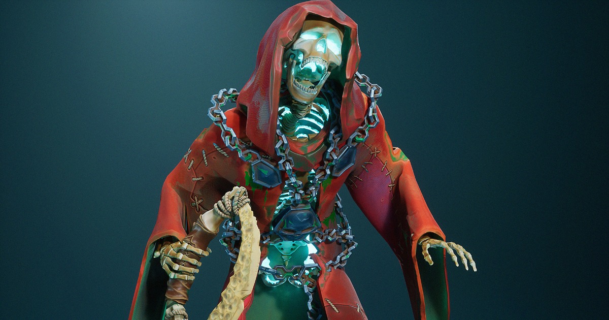 Pixel Skeleton Lich Skeleton Lich STY04 | 3D Characters | Unity Asset Store