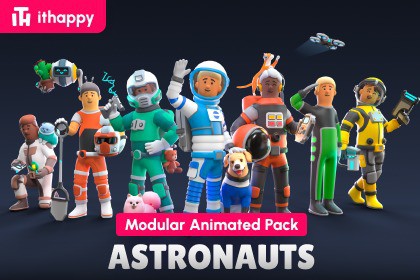 Astronauts - Modular Animated Pack