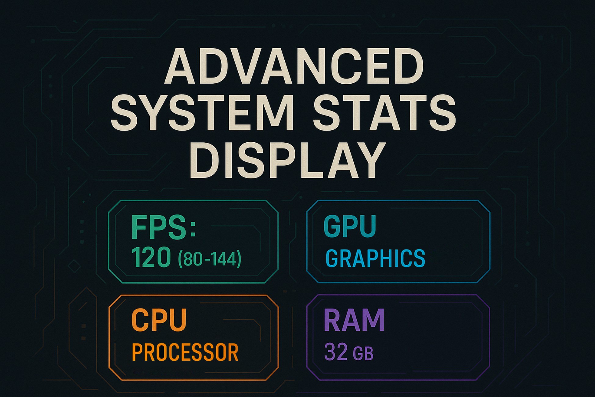 Game Performance Stats Advanced System Stats Display (FPS Counter) | 实用工具 工具 | Unity Asset Store