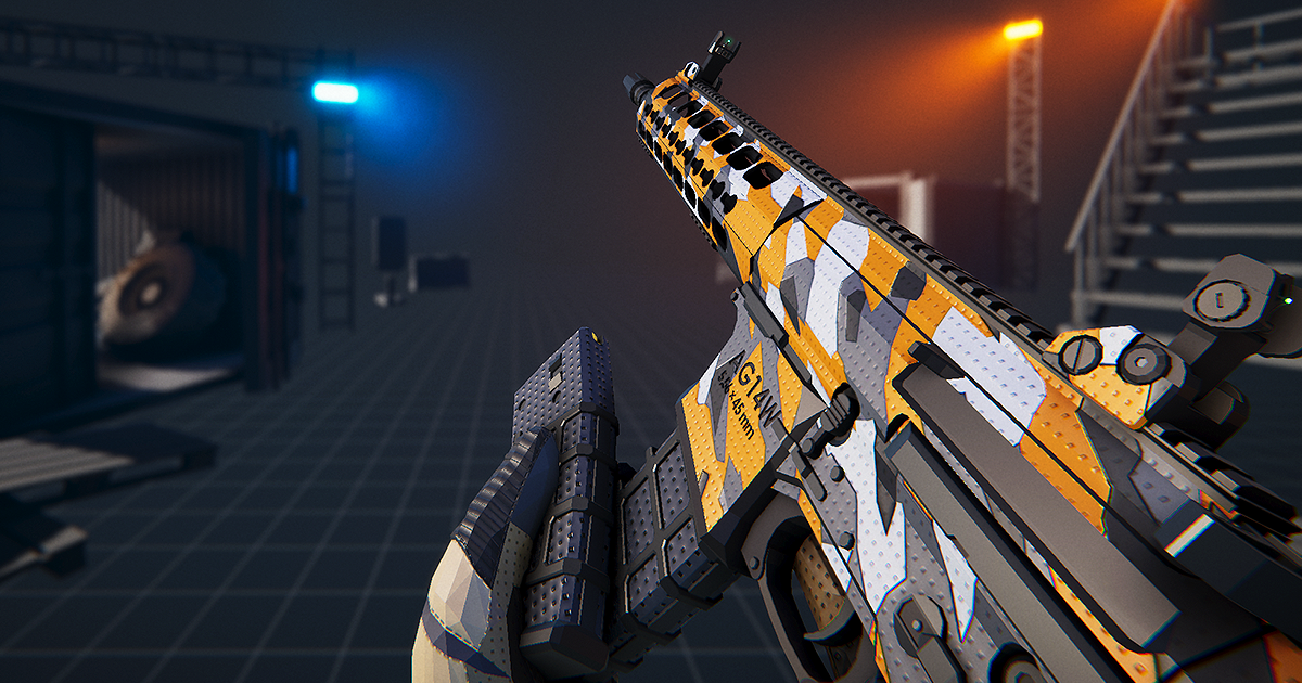 Low Poly Animated - Modern Guns Pack (Built-in) | 3D Animations | Unity ...