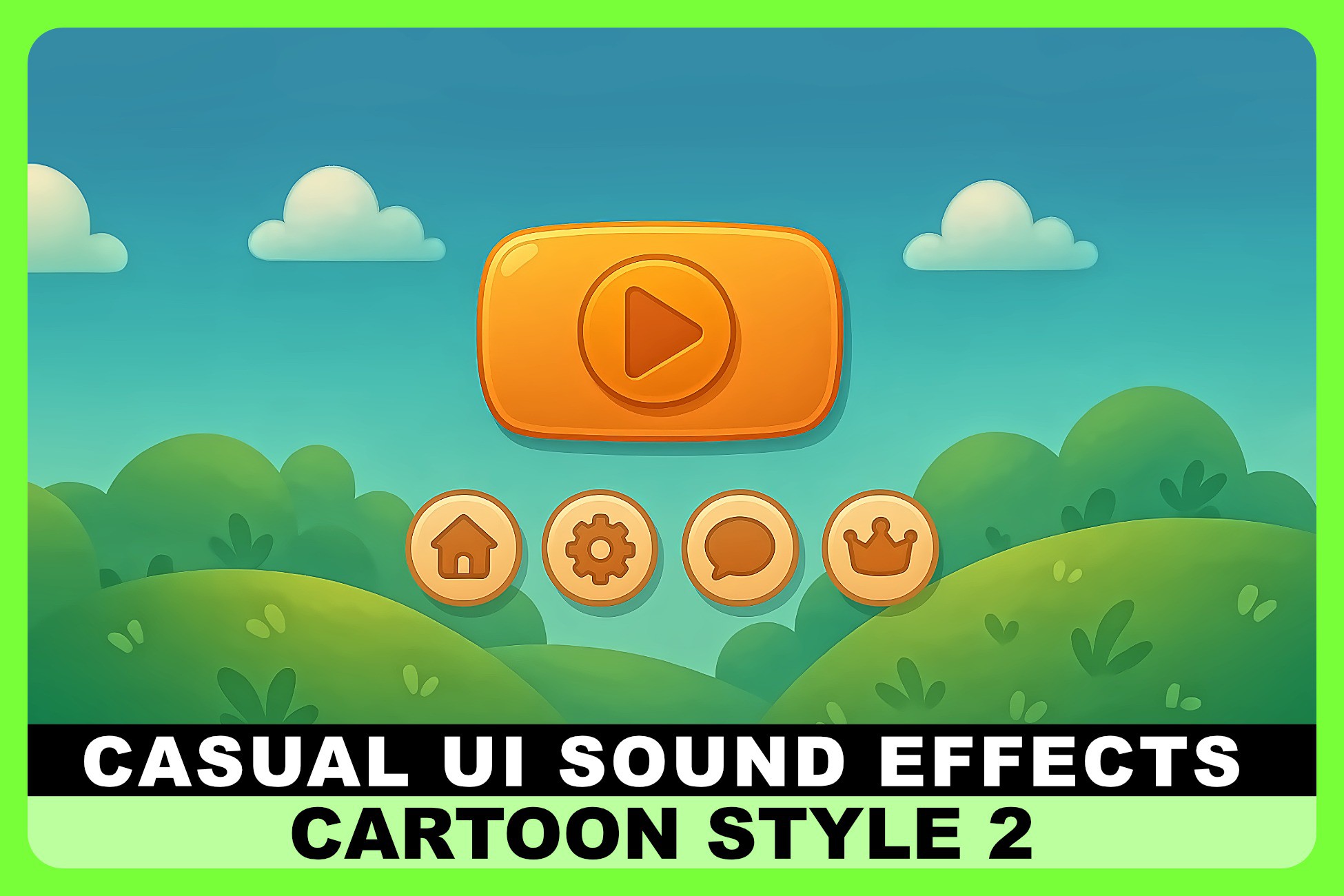 Unity Sound Icon Casual UI Sound FX - Cartoon Style 2 | Audio Sound FX | Unity Asset Store