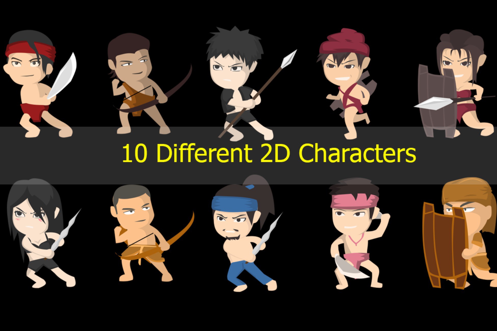 2d Character Setup 2D Character Pack | 2D Characters | Unity Asset Store