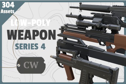 Low Poly Weapon Series 4 CW 1