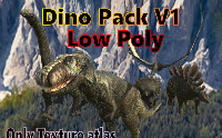 Dino Pack V1 Low Poly