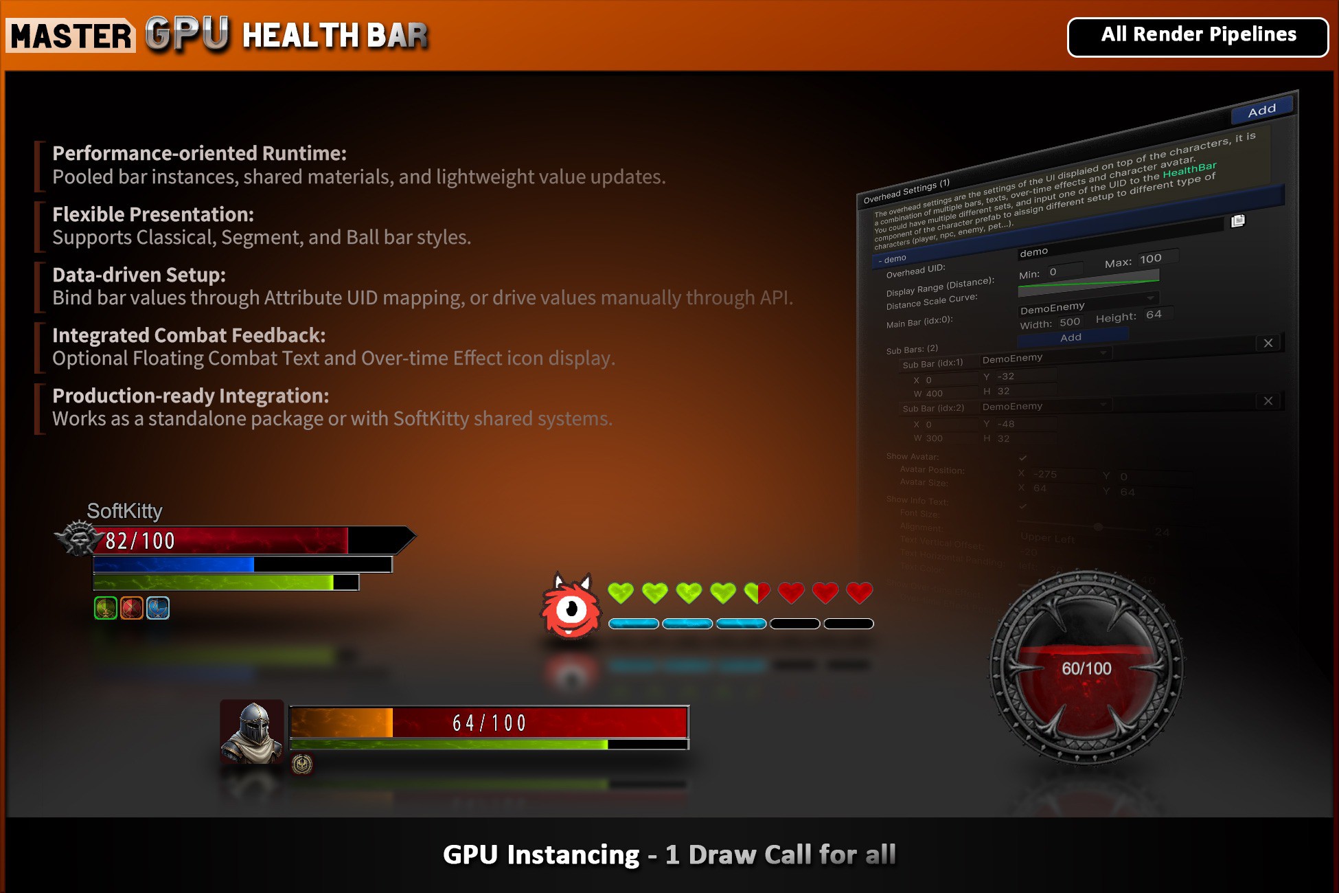 Master GPU Health Bar System