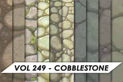 Stylized Textures - Vol 249 - Cobblestone