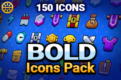 150 Bold Icons Pack