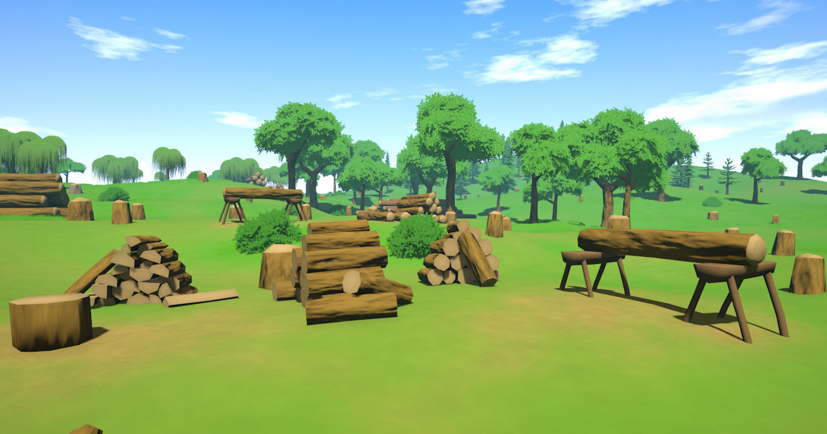 Logging Forest - Fantasy Environment | 3D Landscapes | Unity Asset Store