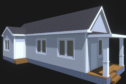 Low Poly Ranch House