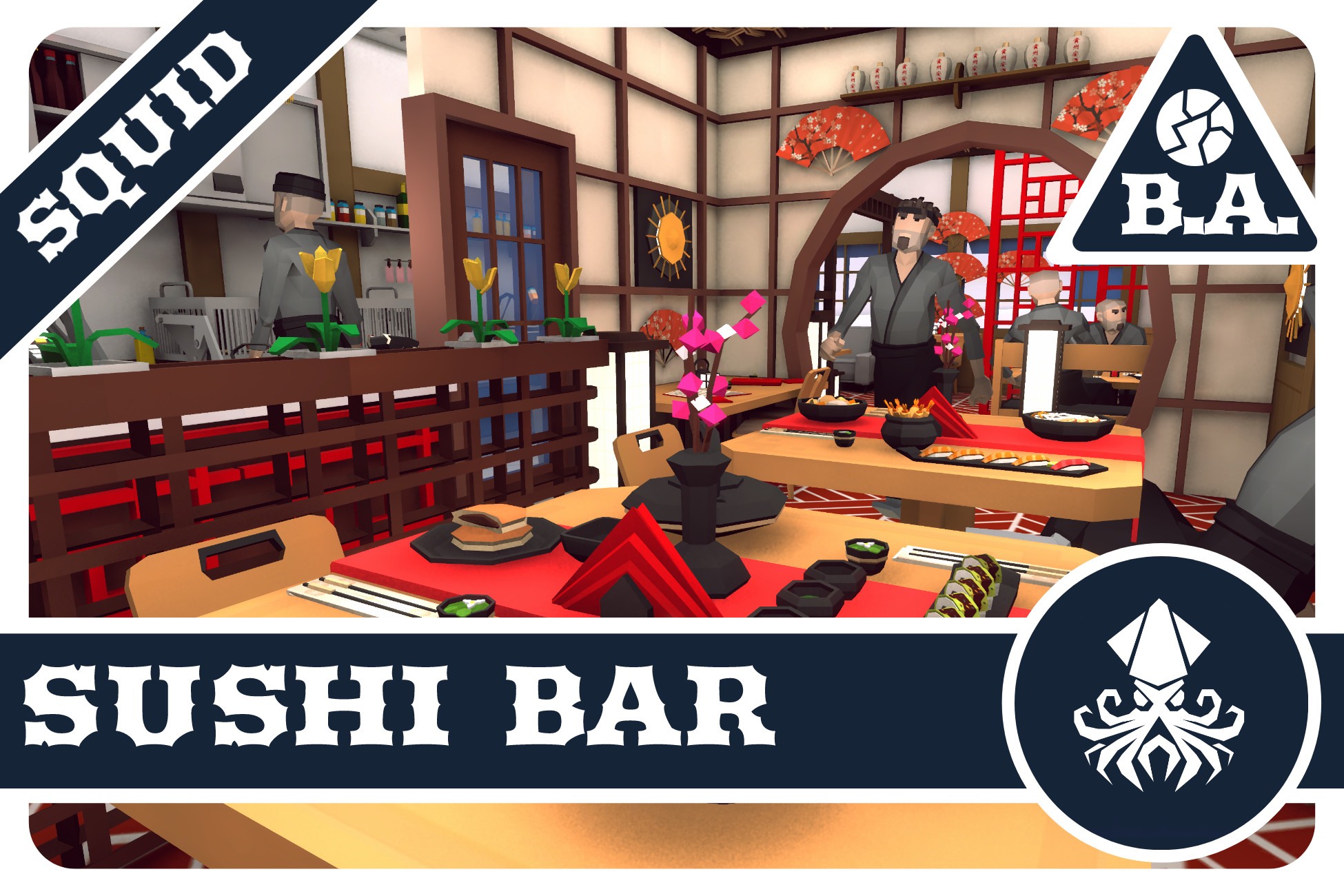 Bar Asset Unity sushi bar | 3D 도시 | Unity Asset Store