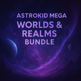 Astrokid Mega – Worlds & Realms Bundle Glassy
