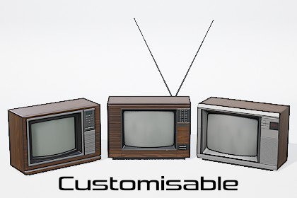 80s TVs Vol.5 Big Tabletop TVs