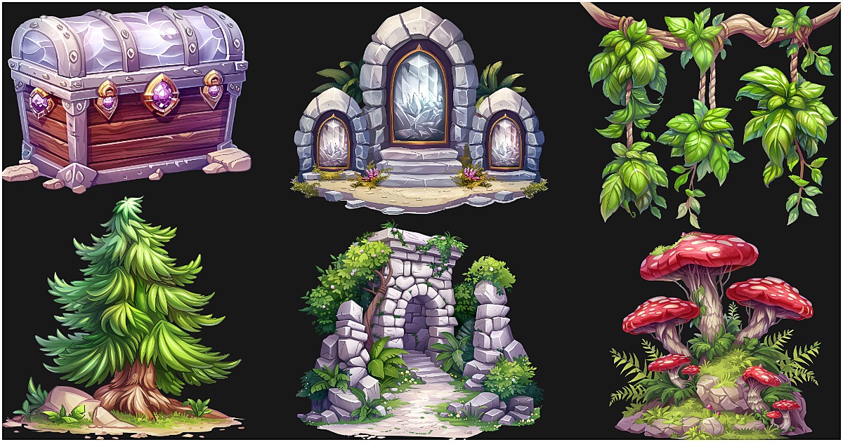 SPRITE - Fantasy Forest 1 | 2D Environments | Unity Asset Store