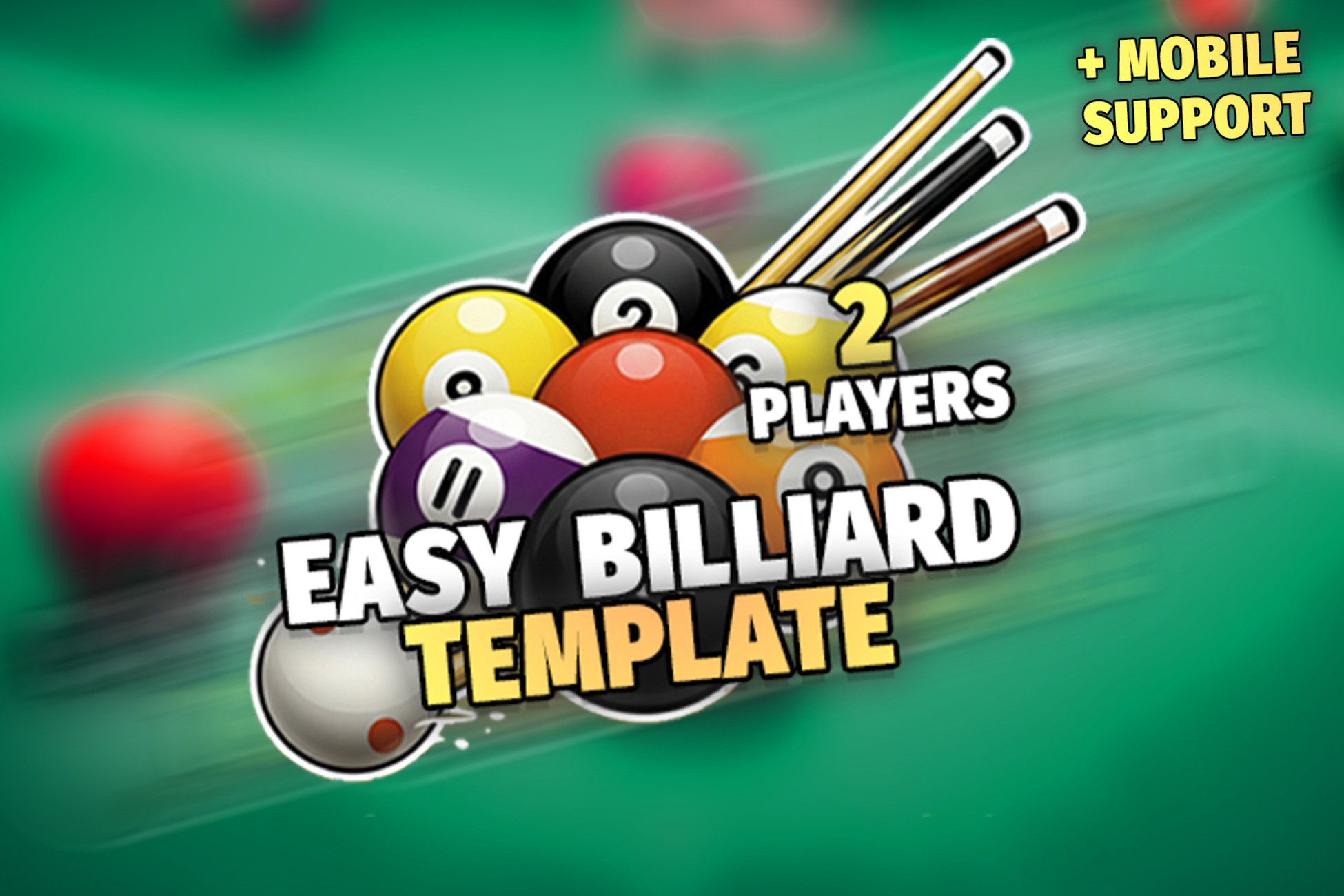 Pool Game Unity Easy 8 Ball Pool (Billiard) Template (PC/Mobile) | Packs | Unity Asset ...