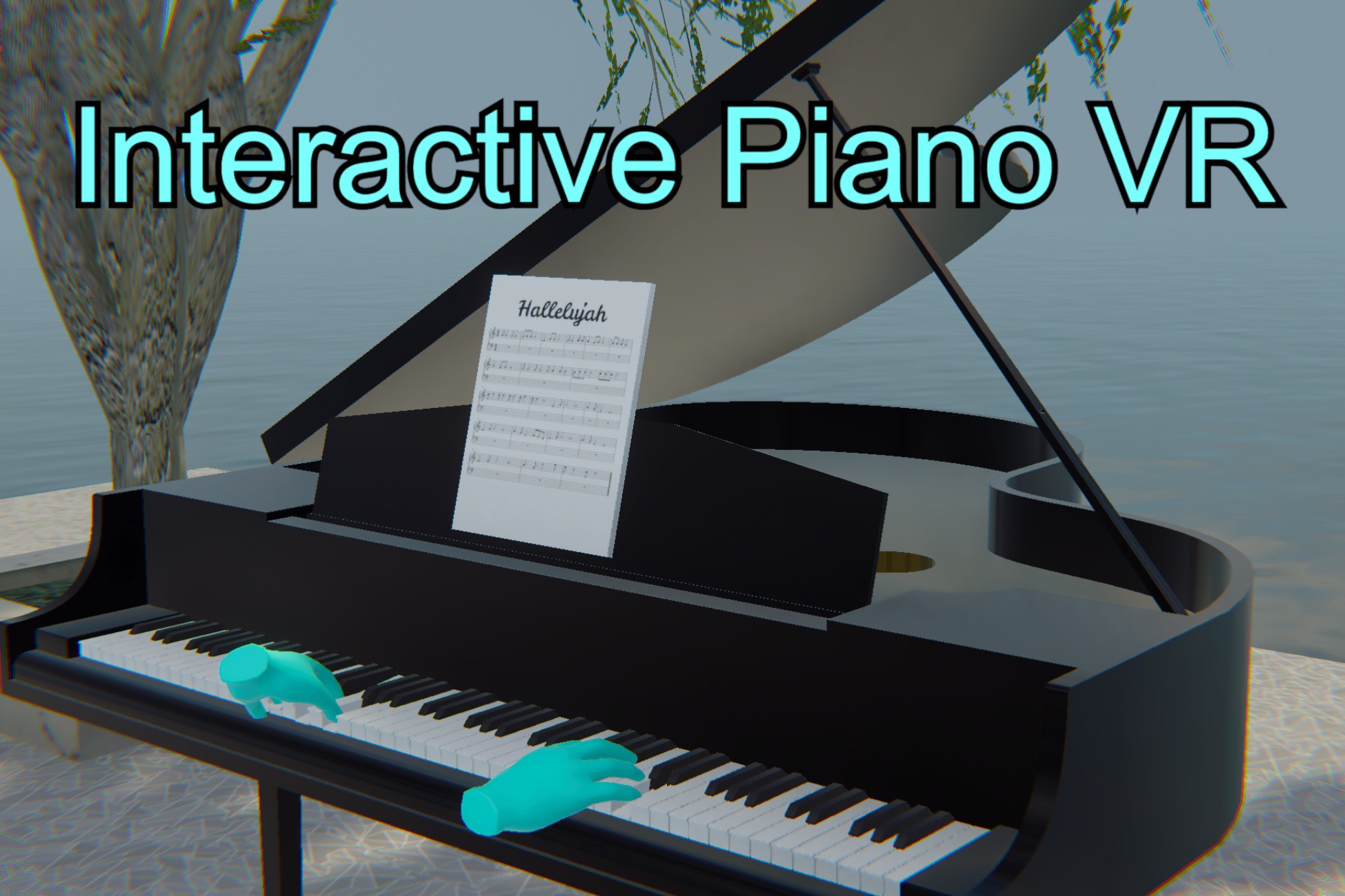 Interactive Piano VR Physics Unity Asset Store