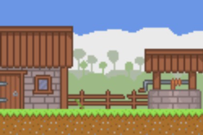 2.5D Pixel Art Platformer - Plain
