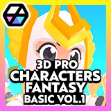 3D Characters Pro - Fantasy Basic Vol.1