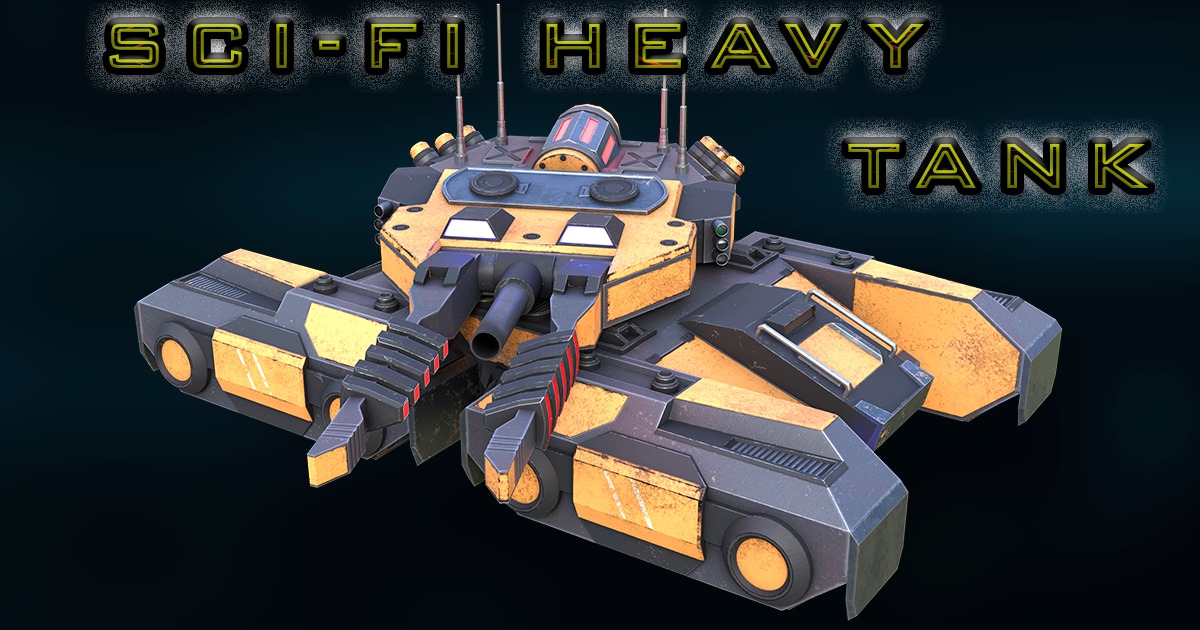 Sci-Fi Heavy Tank | 3D Land | Unity Asset Store