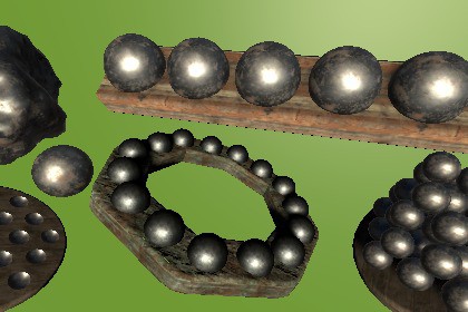 Procedural Cannon Balls & Shot Racks Generator
