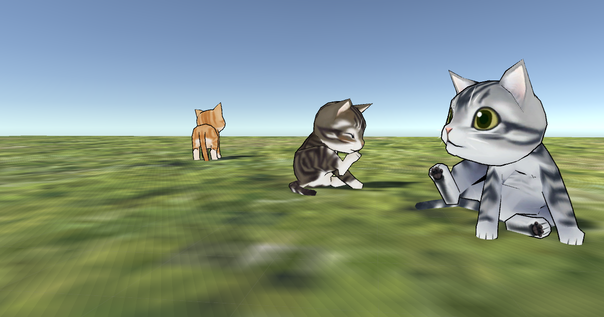 Meow Cat Amesho | 3D Animals | Unity Asset Store