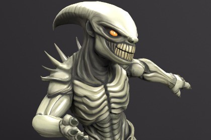 Alien Monster – Fast Enemy Sci-Fi Game Ready Rigged Character