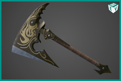 Battle Axe 13 URP HDRP Textures