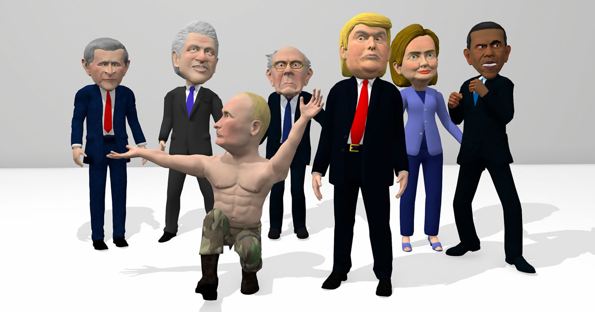Politcs Background Unity Politicians Caricature Pack | Characters | Unity Asset Store
