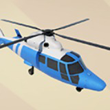 Helicopter AS565MB Panther lowpoly gameready Low-poly 3D model