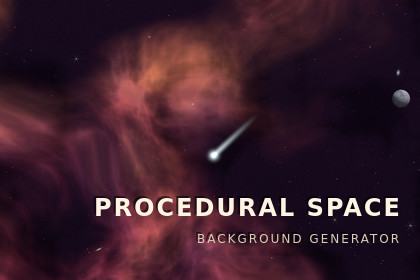 Procedural Space Background Generator