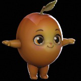 Chibi Fruit Peach
