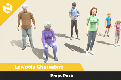 Props Pack - Lowpoly Characters
