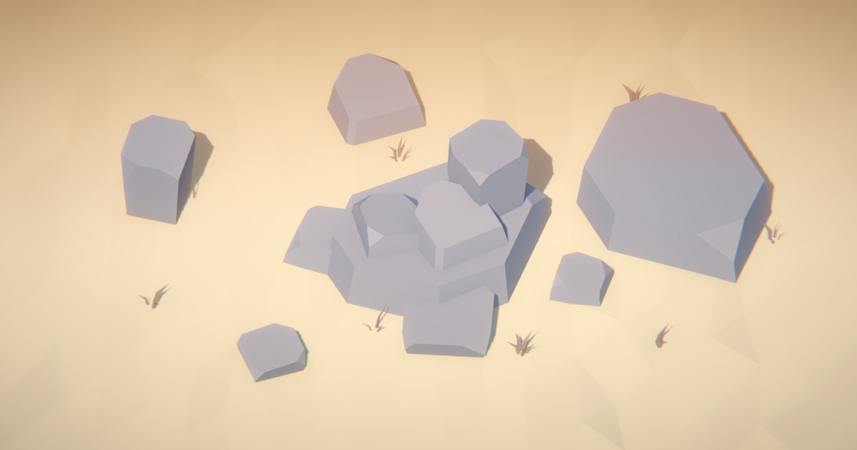 Low Ploy Rocks Low Poly Rocks by Woxy | 3D Environments | Unity Asset Store