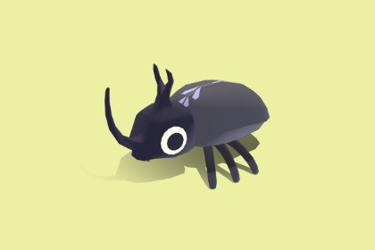 Rabbit Ear Beetle - Quirky Series