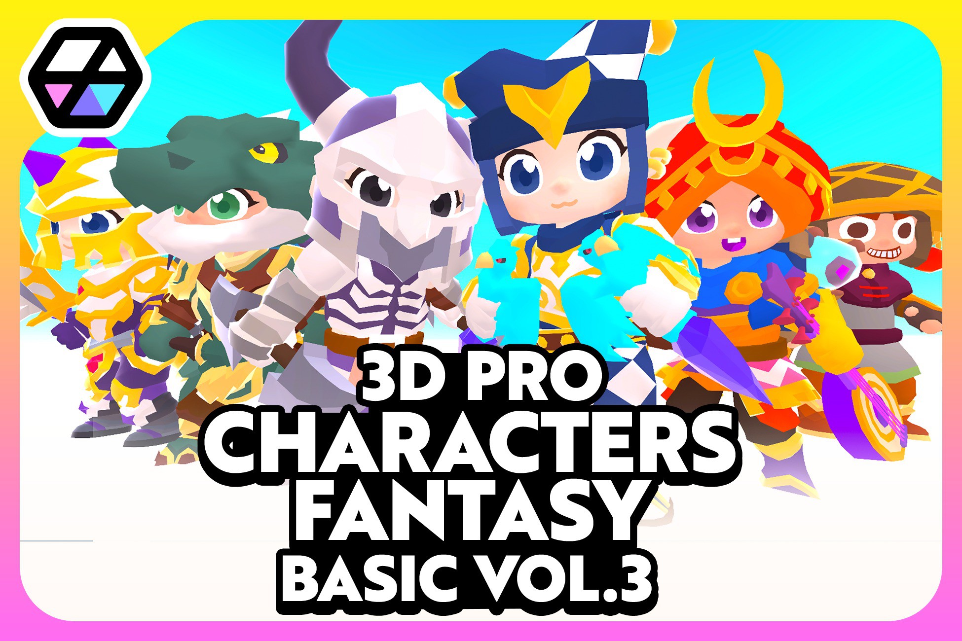 Basic Characters Program 3D Characters Pro - Fantasy Basic Vol.3 | 캐릭터 | Unity Asset Store
