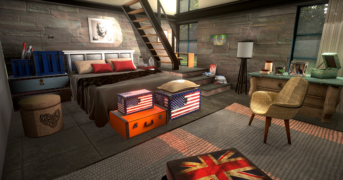 Bedroom - Architect Series | 3D Furniture | Unity Asset Store