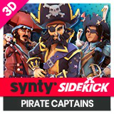 Pirate Captains - Sidekick Modular Characters by Synty
