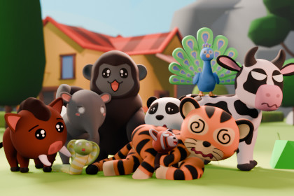Cute low poly Animals part 1