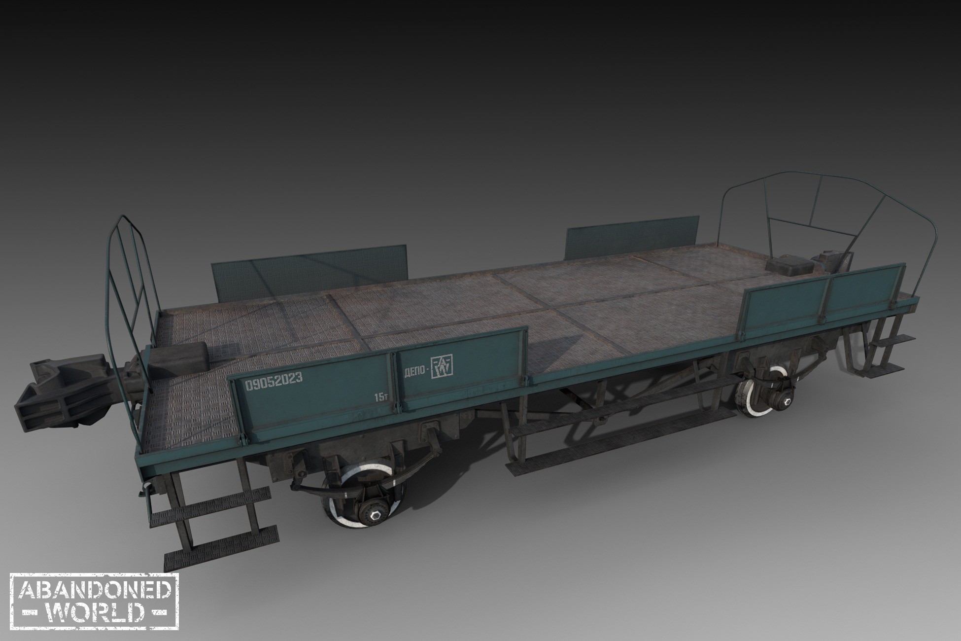 Railroad Platform | 3D Vehicles | Unity Asset Store