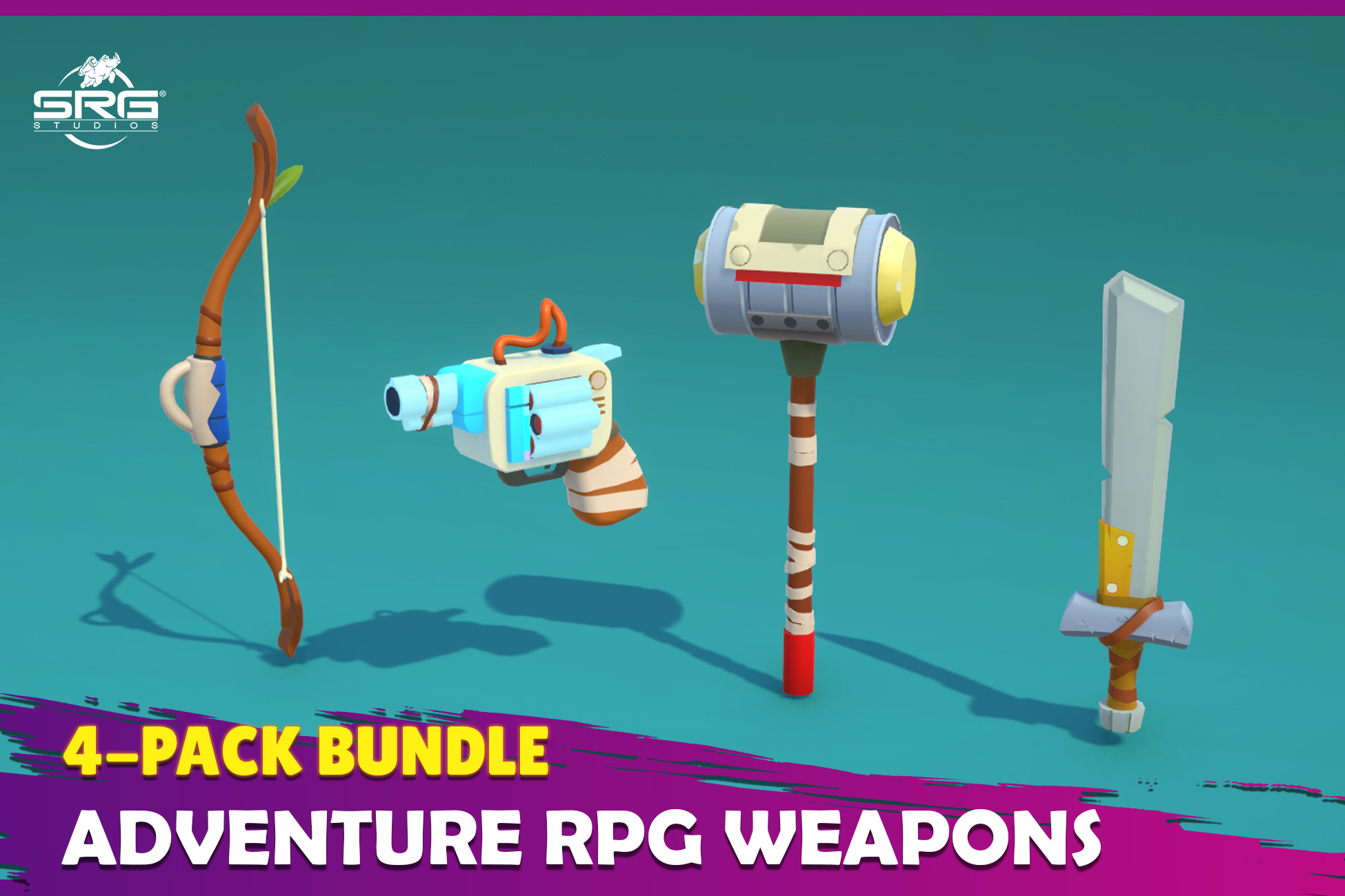 Adventure RPG Weapon Bundle | 3D Weapons | Unity Asset Store