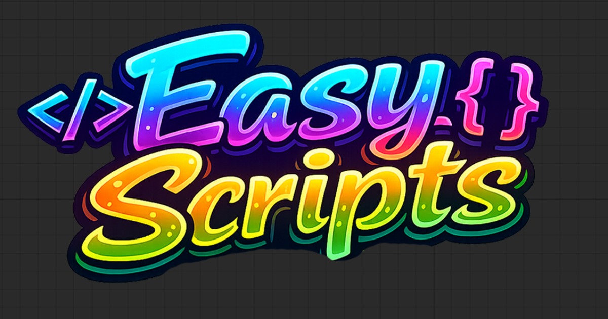 Easy Scripts | Utilities Tools | Unity Asset Store