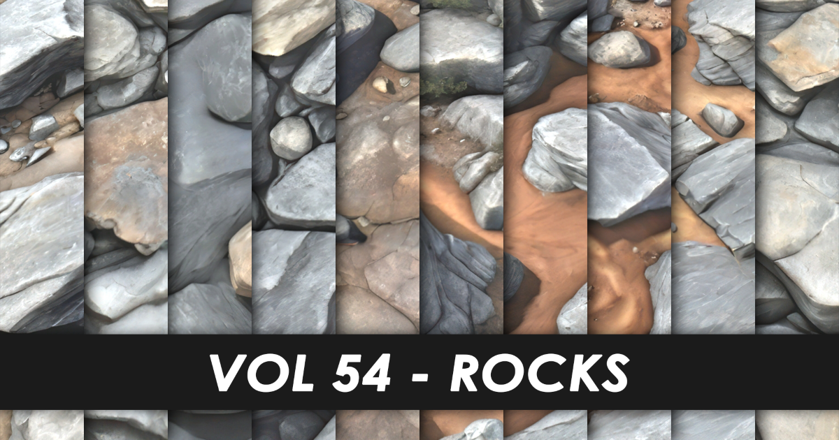 Realistic Textures - Vol 54 - Rocks | 2D Textures & Materials | Unity ...