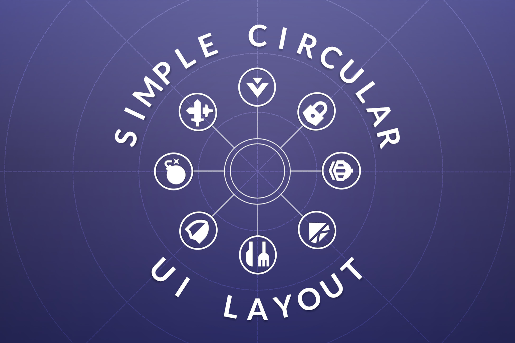 Simple Circular UI Layout