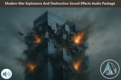 Modern War Explosions And Destruction Sound Effects Audio Package